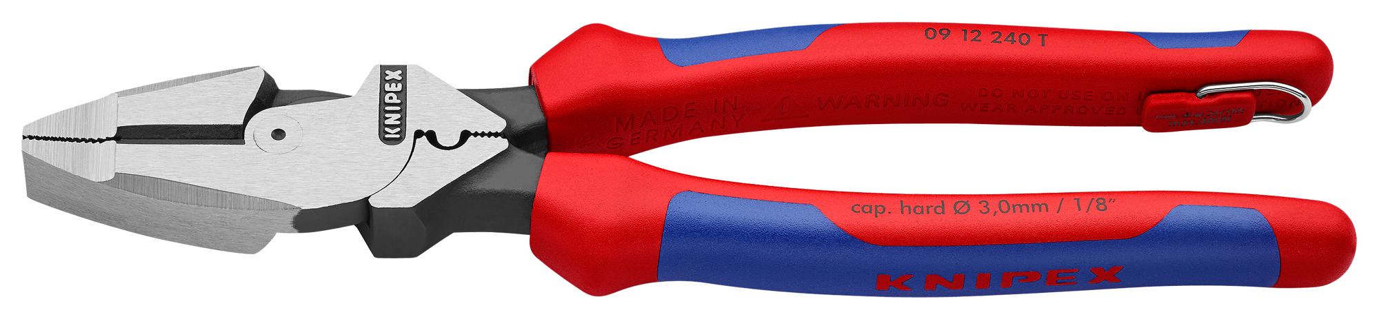 09 12 240 T LINESMAN PLIER, 240MM KNIPEX