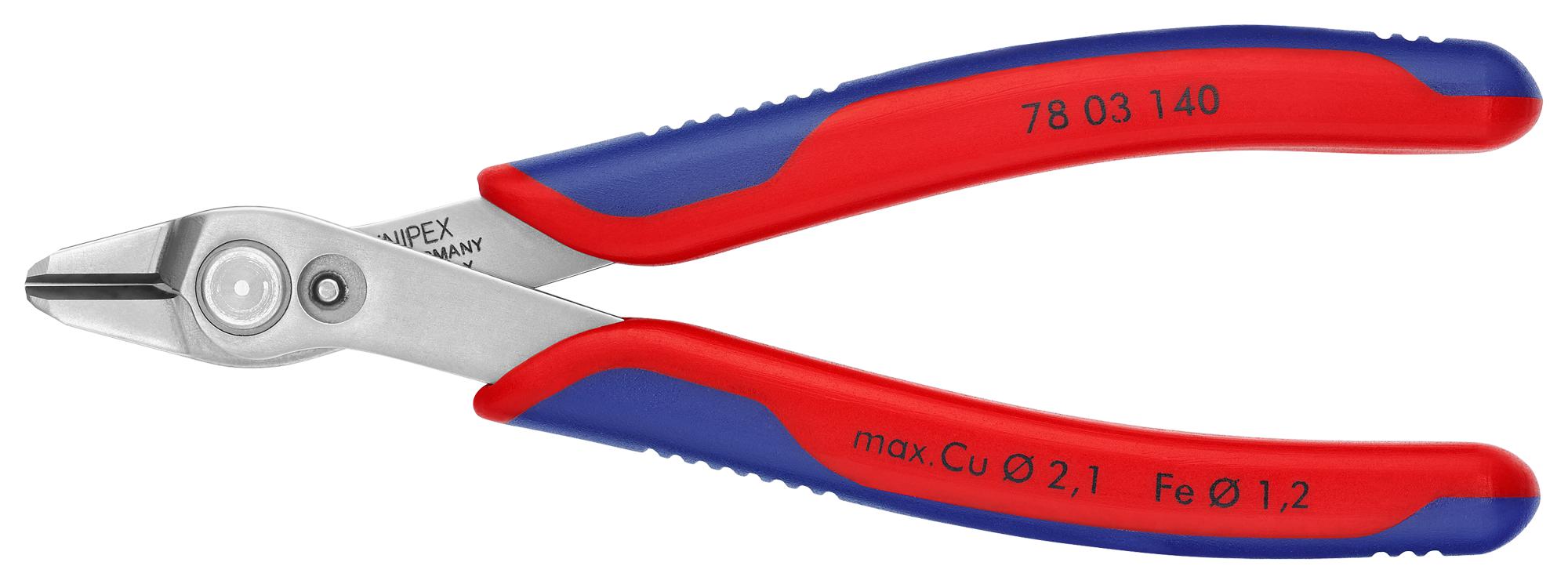 78 03 140 WIRE CUTTER, SHEAR, 2.1MM, 140MM KNIPEX