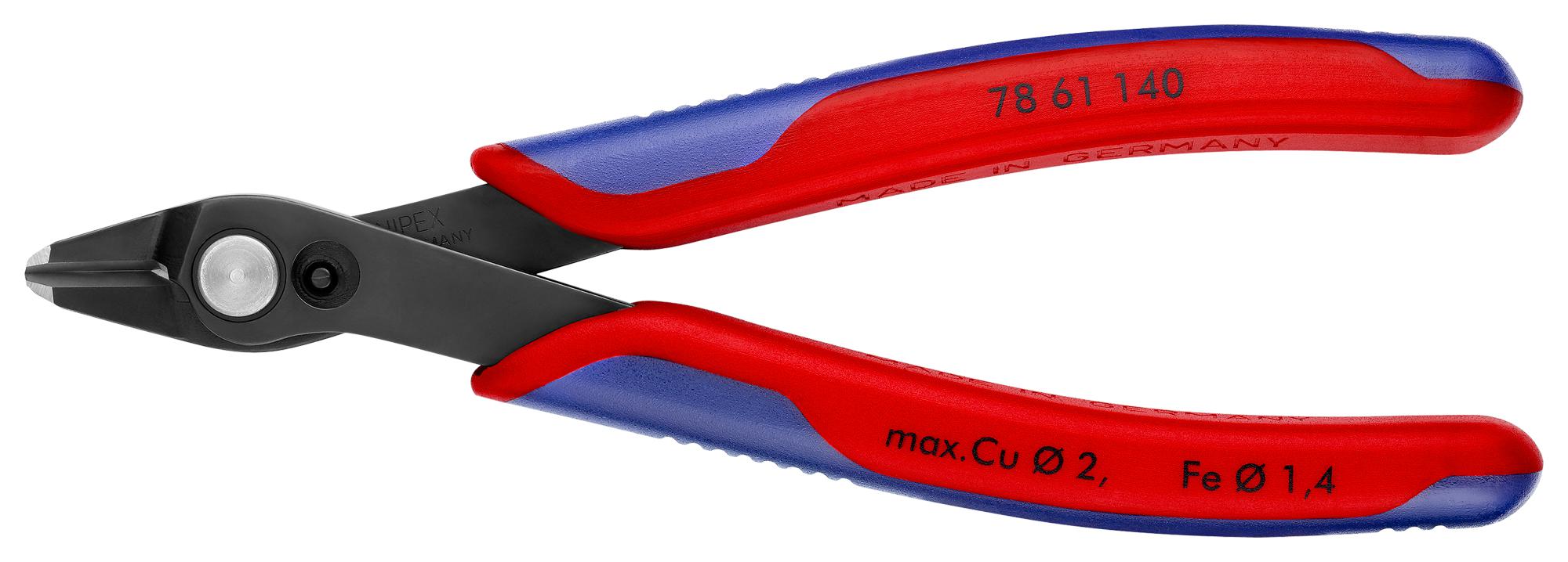 78 61 140 WIRE CUTTER, SHEAR, 2.1MM, 140MM KNIPEX