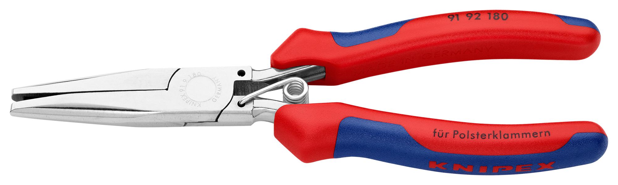 91 92 180 UPHOLSTERY PLIER, 185MM KNIPEX