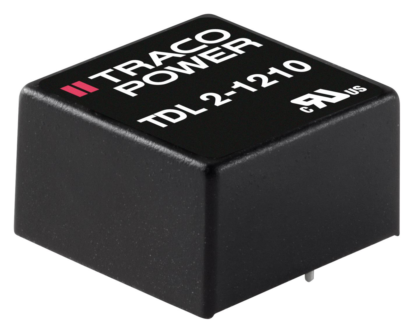TDL 2-2421 DC-DC CONVERTER, 2 O/P, 2W TRACO POWER