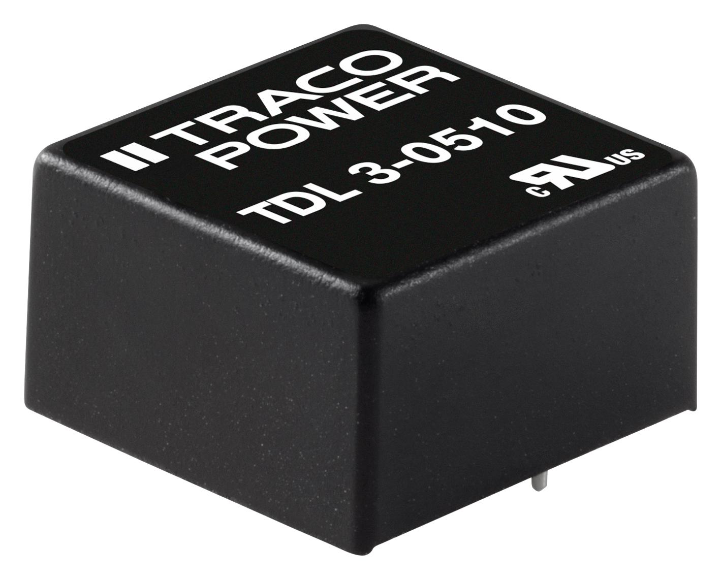 TDL 3-4822 DC-DC CONVERTER, 2 O/P, 3W TRACO POWER