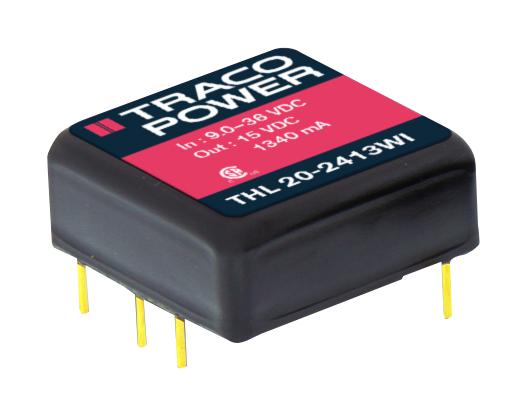 THL 20-4810WI DC-DC CONVERTER, 3.3V, 4.5A TRACO POWER