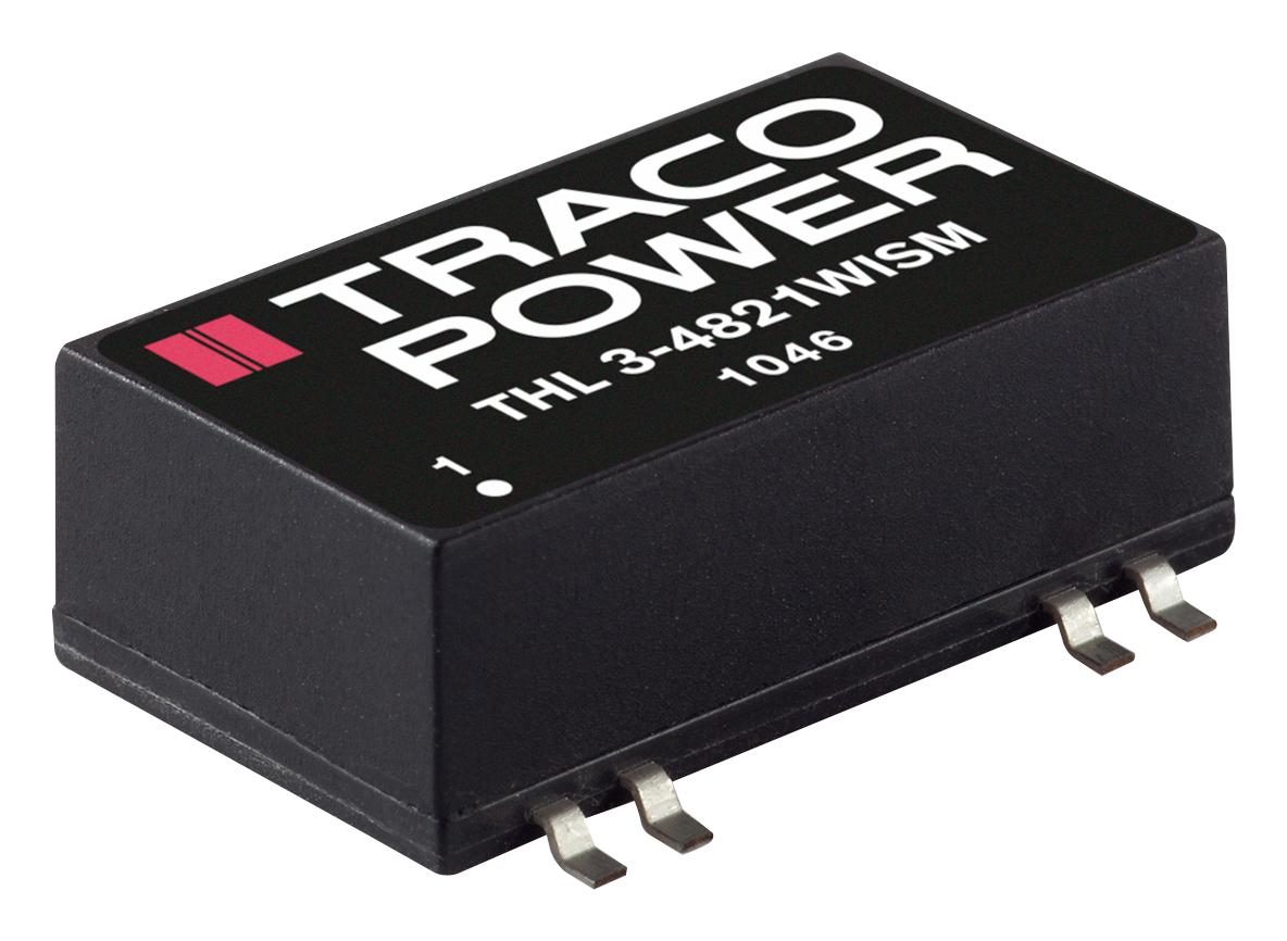 THL 3-4823WISM DC-DC CONVERTER, 2 O/P, 3W TRACO POWER