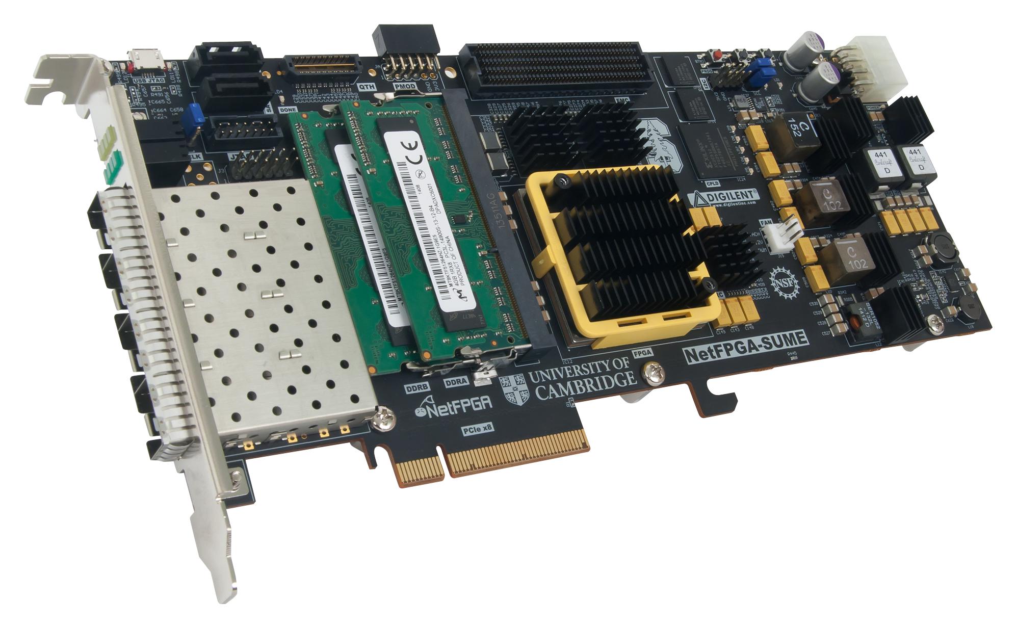 410-301 NETFPGA-SUME DEV BOARD, VIRTEX-7 FPGA DIGILENT