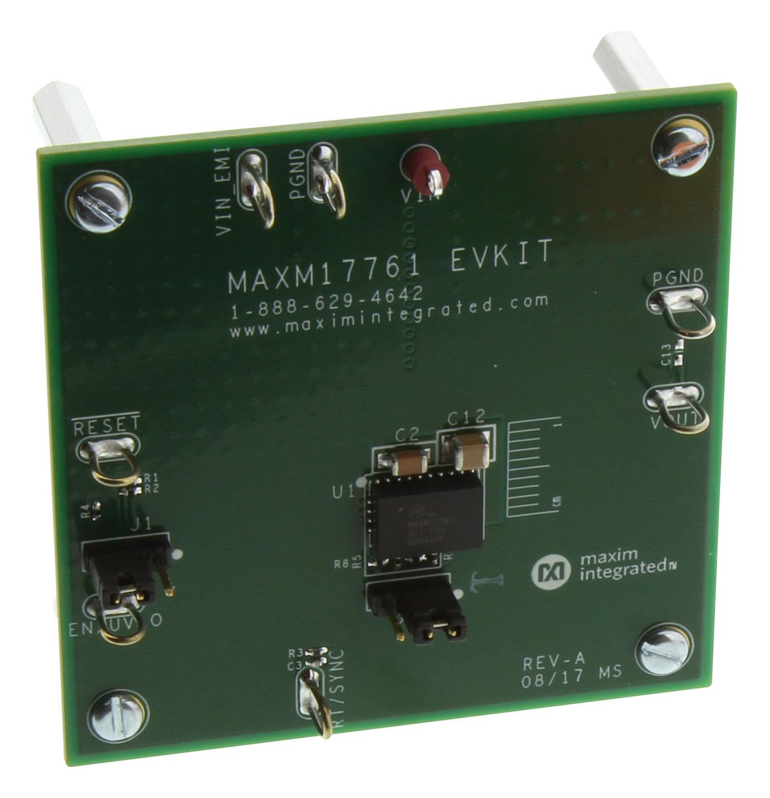 MAXM17761EVKIT# EVAL BOARD, SYNC STEP DOWN CONVERTER MAXIM INTEGRATED / ANALOG DEVICES