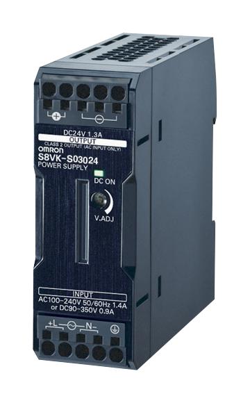 S8VK-S03024 POWER SUPPLY, AC-DC, 24V, 1.3A OMRON