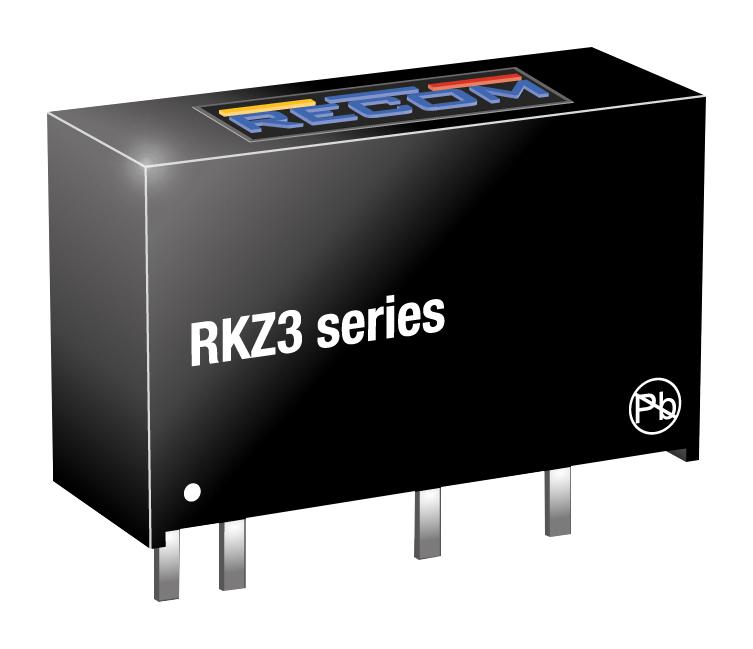 RKZ3-2412S DC-DC CONVERTER, 12V, 0.25A RECOM POWER