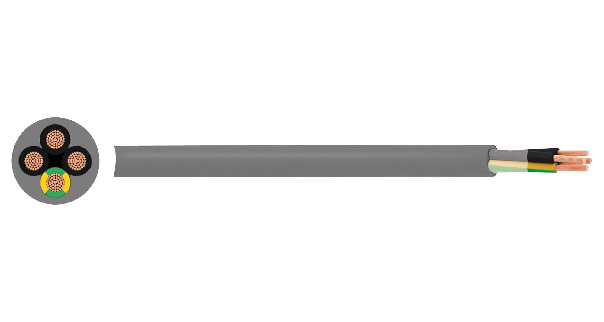 PP001521 UNSHLD FLEX CABLE, 5COND, 1MM2, 50M MULTICOMP PRO