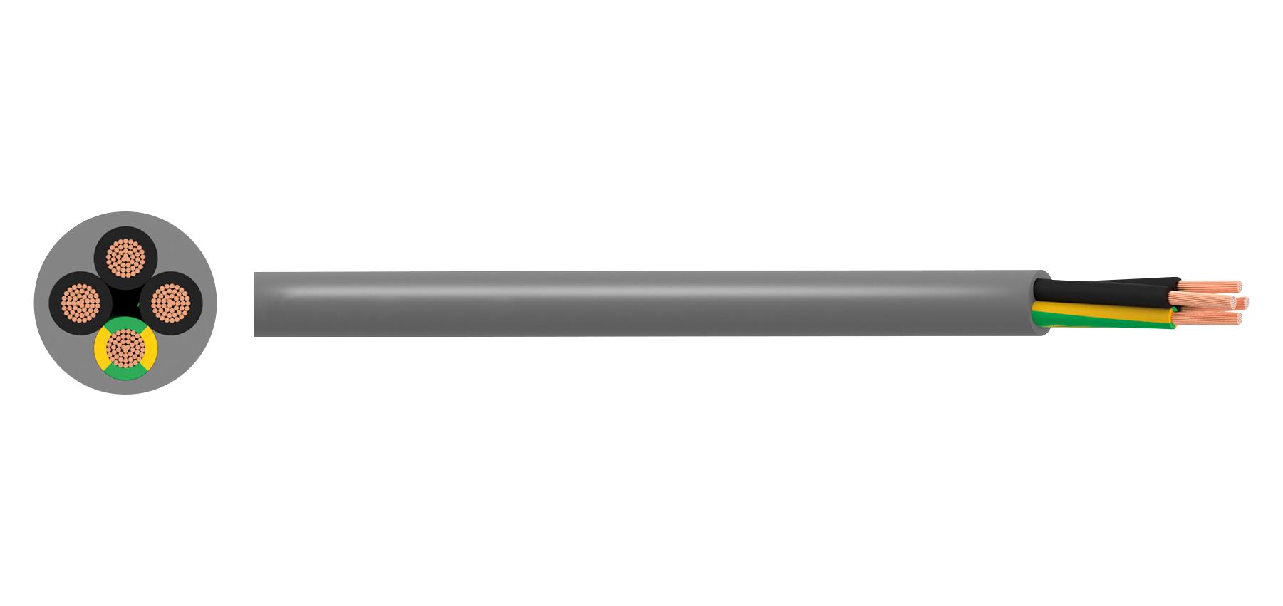 PP001640 UNSHLD FLEX CABLE, 5COND, 1MM2, 50M MULTICOMP PRO