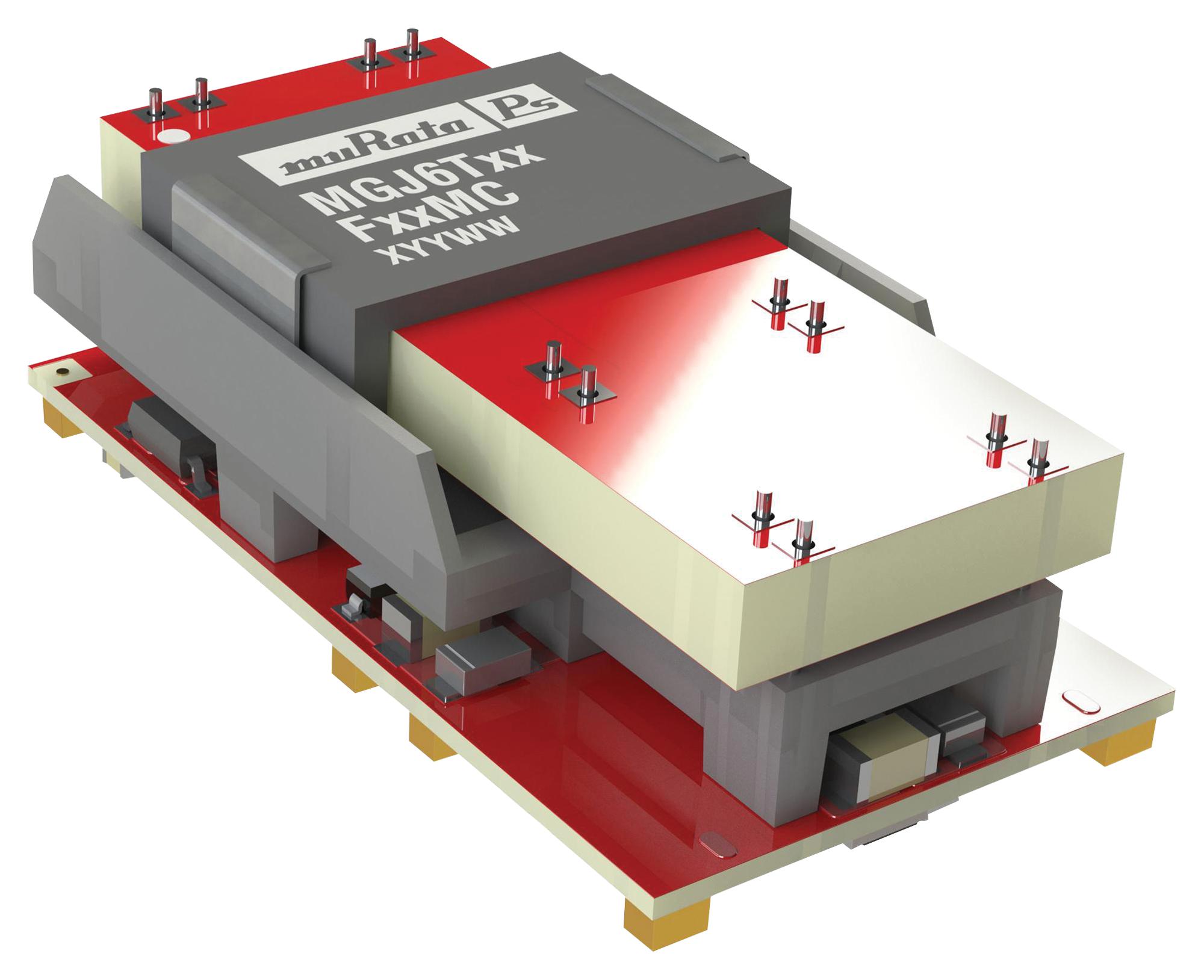 MGJ6T05F24MC-R7 DC-DC CONVERTER, 3 O/P, 3W MURATA POWER SOLUTIONS