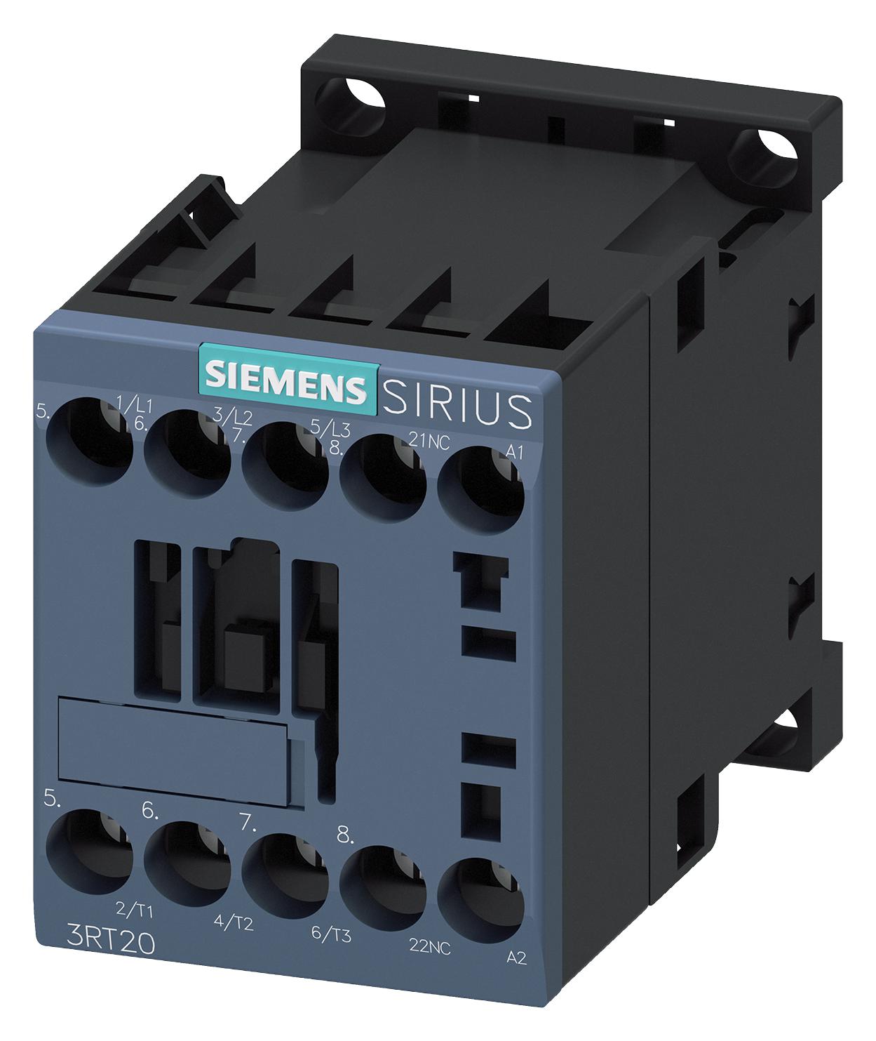 3RT2016-1BB42 CONTACTOR, 3PST-NO, 24V, PANEL/DINRAIL SIEMENS