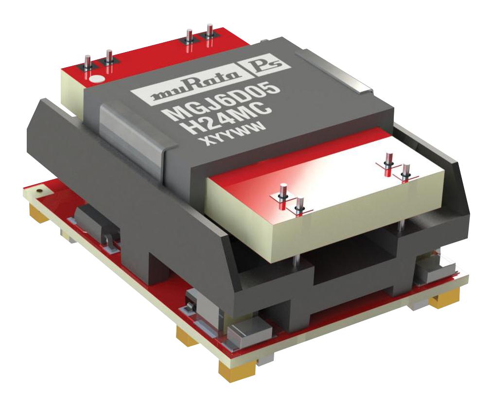 MGJ6D24H24MC-R7 DC-DC CONVERTER, 2 O/P, 6W MURATA POWER SOLUTIONS