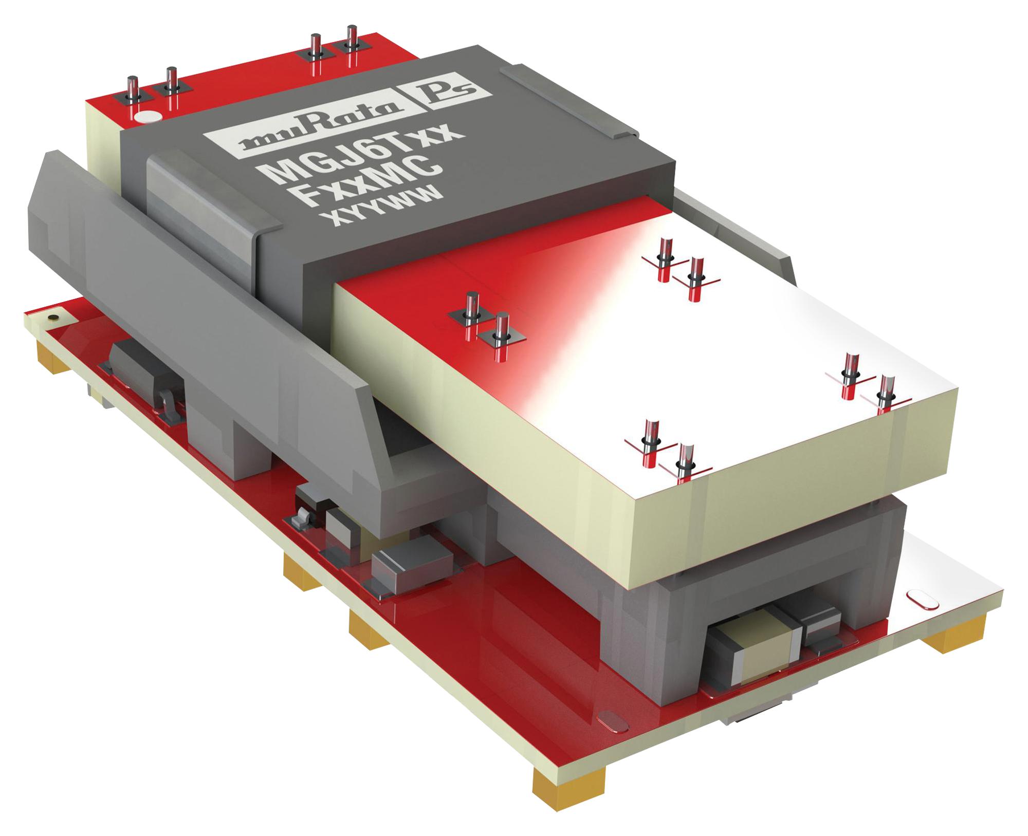 MGJ6T12F24MC-R7 DC-DC CONVERTER, 3 O/P, 6W MURATA POWER SOLUTIONS