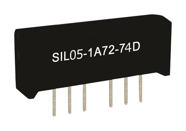SIL24-1A75-71L REED RELAY, SPST-NO, 0.5A, 500V, TH STANDEXMEDER