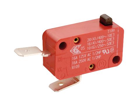 01005.1204-02 MICROSWITCH, PLUNGER, SPST-NO, 10A, 250V MARQUARDT