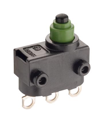 01056.0351-02 MICROSWITCH, PLUNGER, SPDT, 4A, 12VDC MARQUARDT