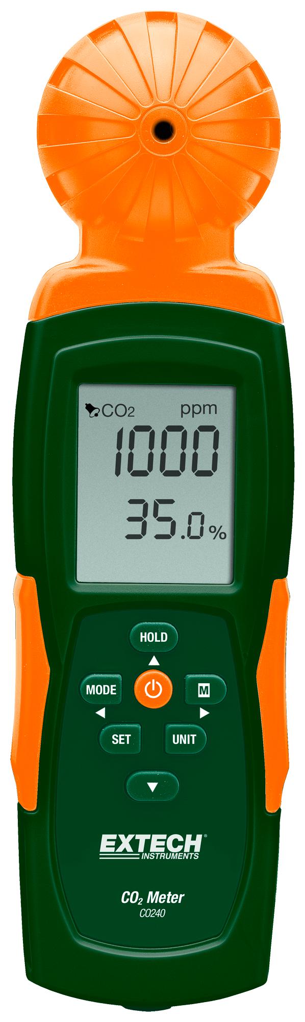 CO240 AIR QUALITY CO2 MONITOR, HH, 0-9999PPM EXTECH INSTRUMENTS