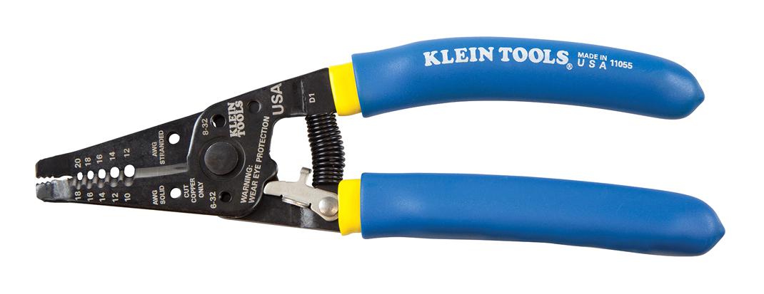 11055 WIRE STRIPPER, 18-10AWG/20-12AWG, 181MM KLEIN TOOLS