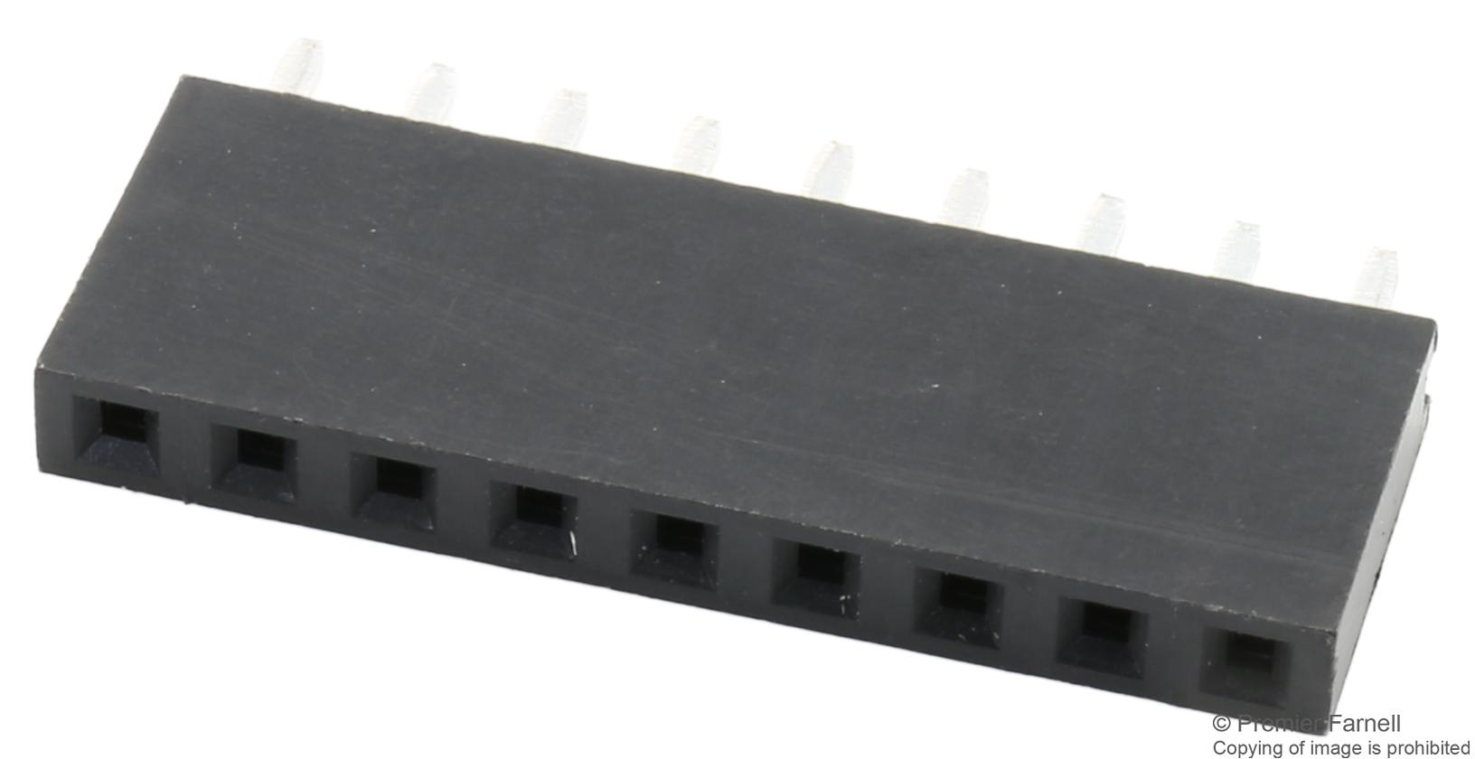2212S-09SG-85 CONNECTOR, RCPT, 9POS, 2.54MM MULTICOMP PRO