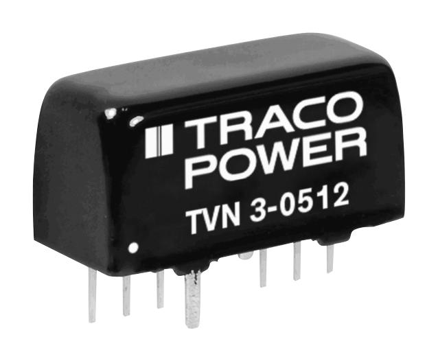 TVN 3-1223 DC-DC CONVERTER, 2 O/P, 3W TRACO POWER