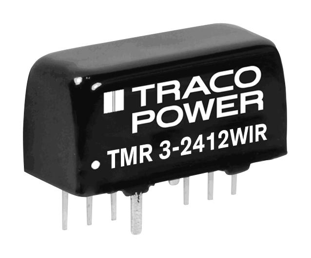 TMR 3-7212WIR DC-DC CONVERTER, 12V, 0.25A TRACO POWER