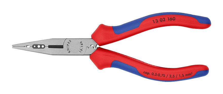 13 02 160 PLIER, ELECTRICIAN, 160MM KNIPEX