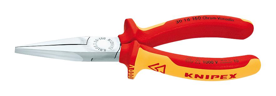 30 16 160 PLIER, LONG NOSE, 160MM KNIPEX