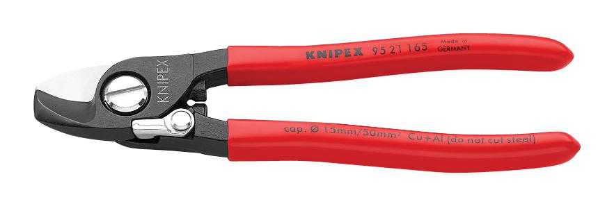 95 21 165 CABLE CUTTER, SHEAR, 15MM, 165MM KNIPEX