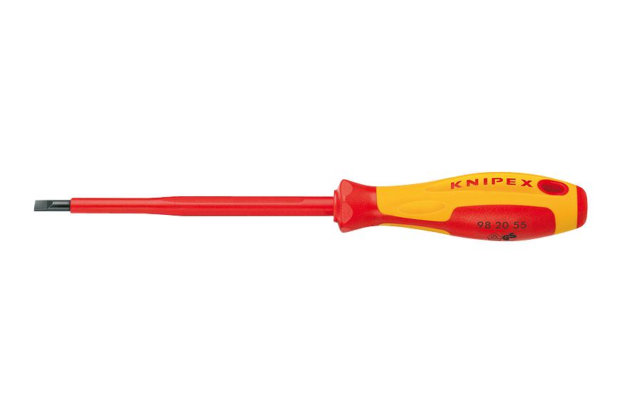 98 20 40 SCREW DRIVER, SLOTTED, 100MM KNIPEX