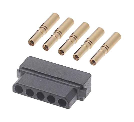 M80-8980505 CONNECTOR, RCPT, 5POS, 1ROW, 2MM HARWIN