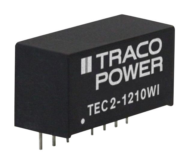 TEC 2-1219WI DC-DC CONVERTER, 9V, 0.222A TRACO POWER