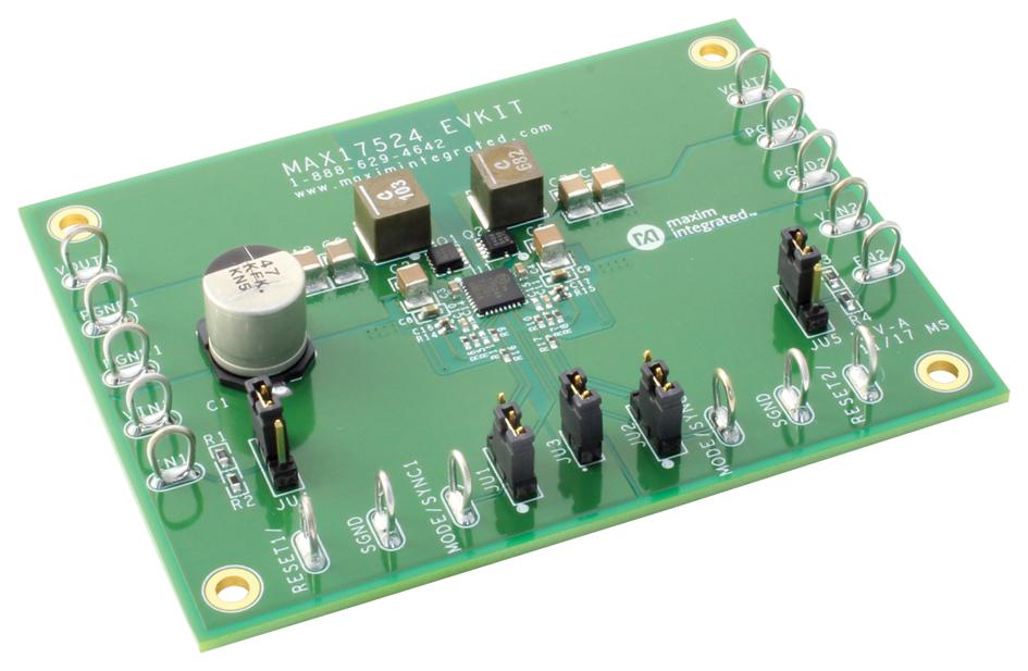 MAX17524EVKIT# EVAL KIT, SYNC STEP DOWN CONVERTER MAXIM INTEGRATED / ANALOG DEVICES