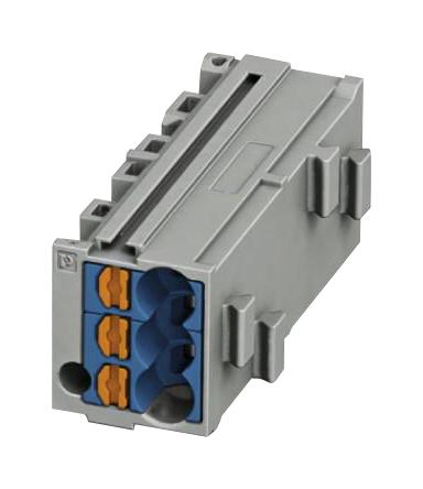 3270420 TERMINAL BLOCK, DIN RAIL, 1POS, 14AWG PHOENIX CONTACT