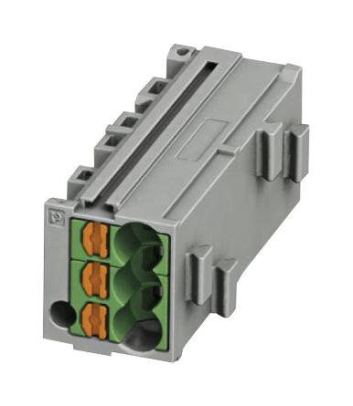 3270422 TERMINAL BLOCK, DIN RAIL, 1POS, 14AWG PHOENIX CONTACT