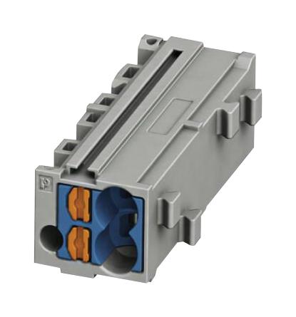 3270430 TERMINAL BLOCK, DIN RAIL, 1POS, 14AWG PHOENIX CONTACT