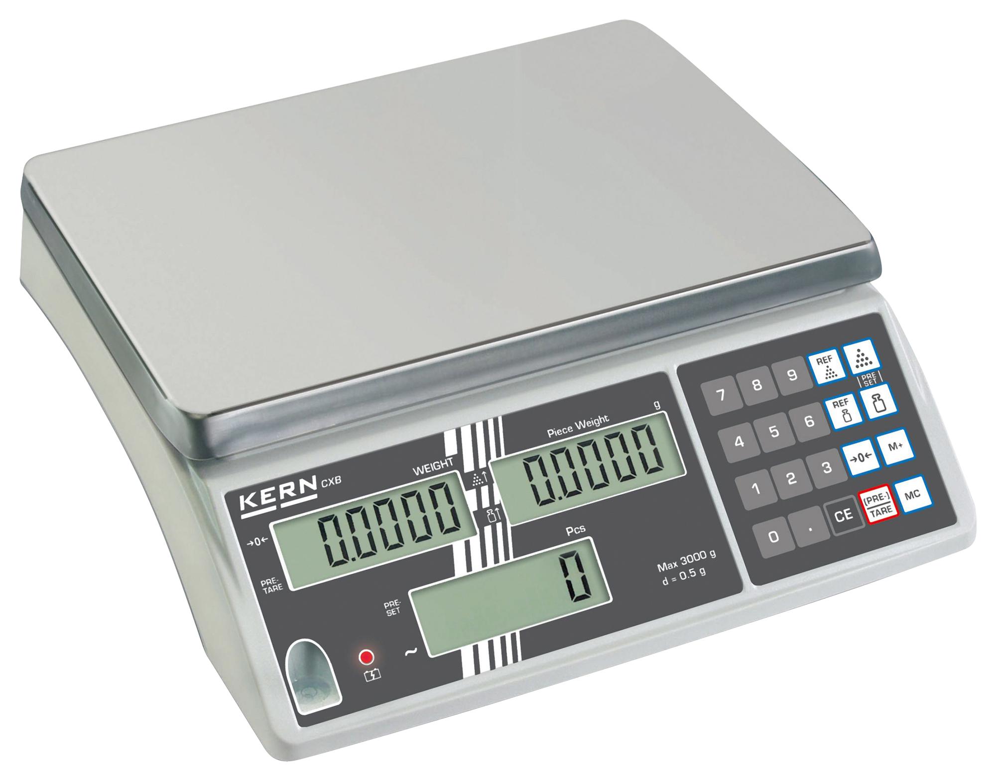 CXB 3K0.2 WEIGHING SCALE, COUNTING, 3KG KERN