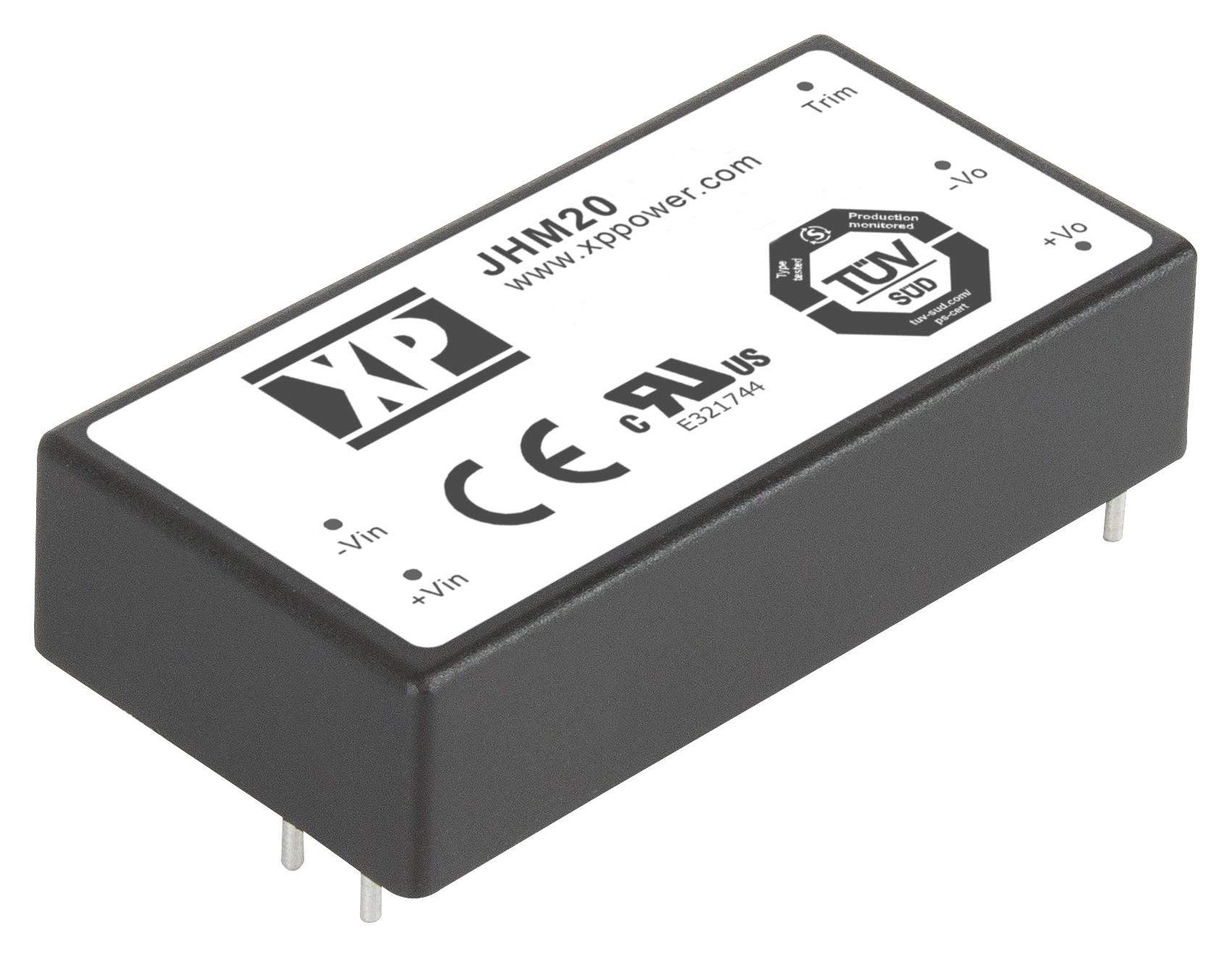 JHM2024D12 DC-DC CONVERTER, MEDICAL, 2 O/P, 20W XP POWER