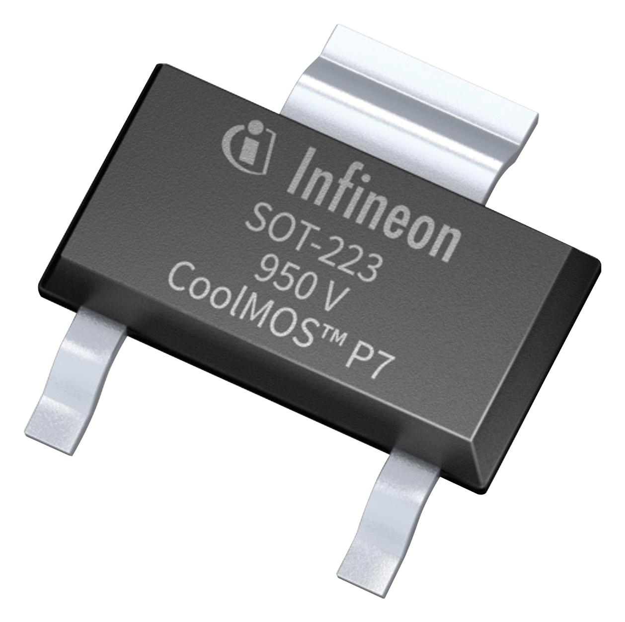 IPN95R3K7P7ATMA1 MOSFET, 950V, 2A, 150DEG C, 6W INFINEON
