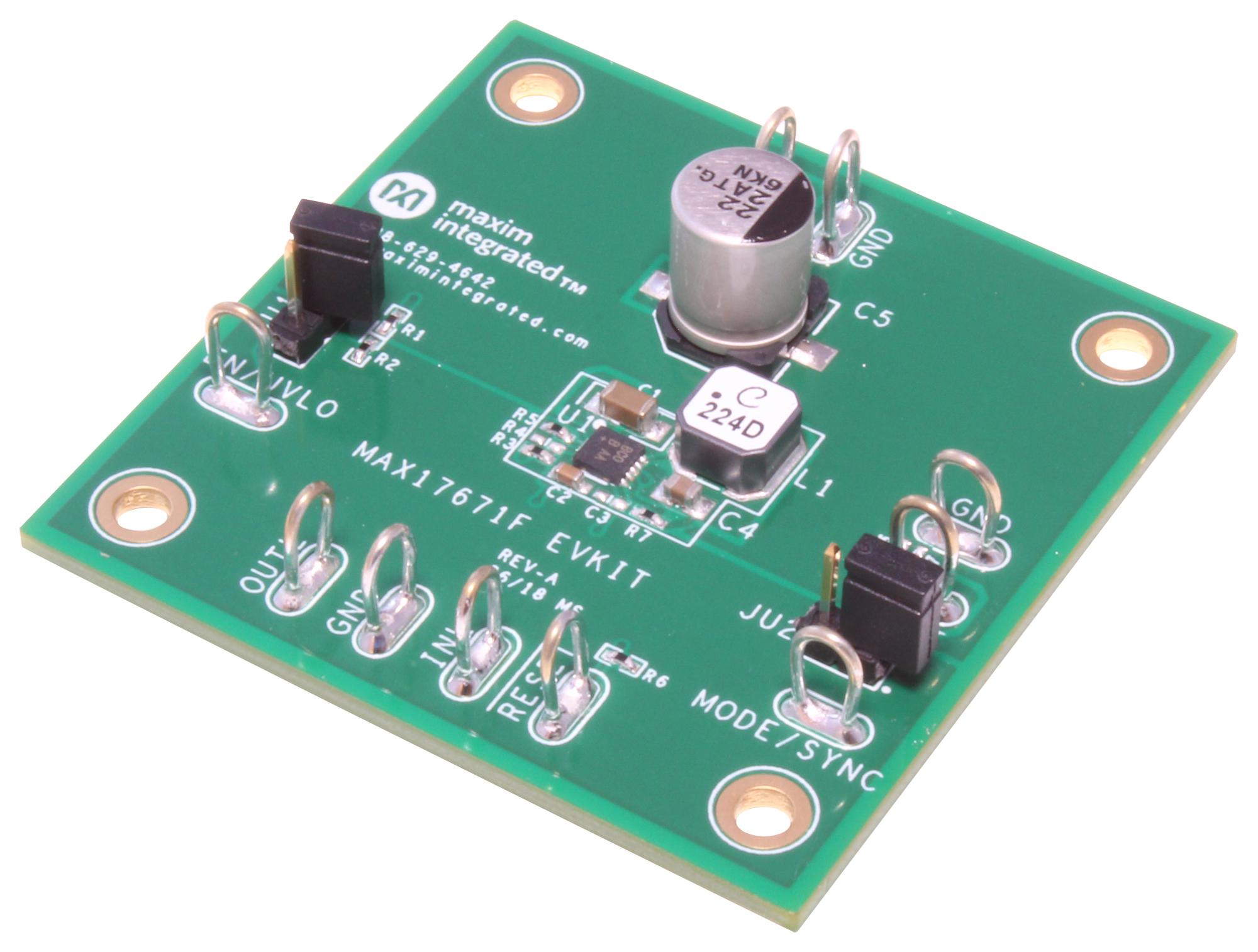 MAX17671FEVKIT# EVAL BOARD, SYNCHRONOUS BUCK CONV/LDO MAXIM INTEGRATED / ANALOG DEVICES