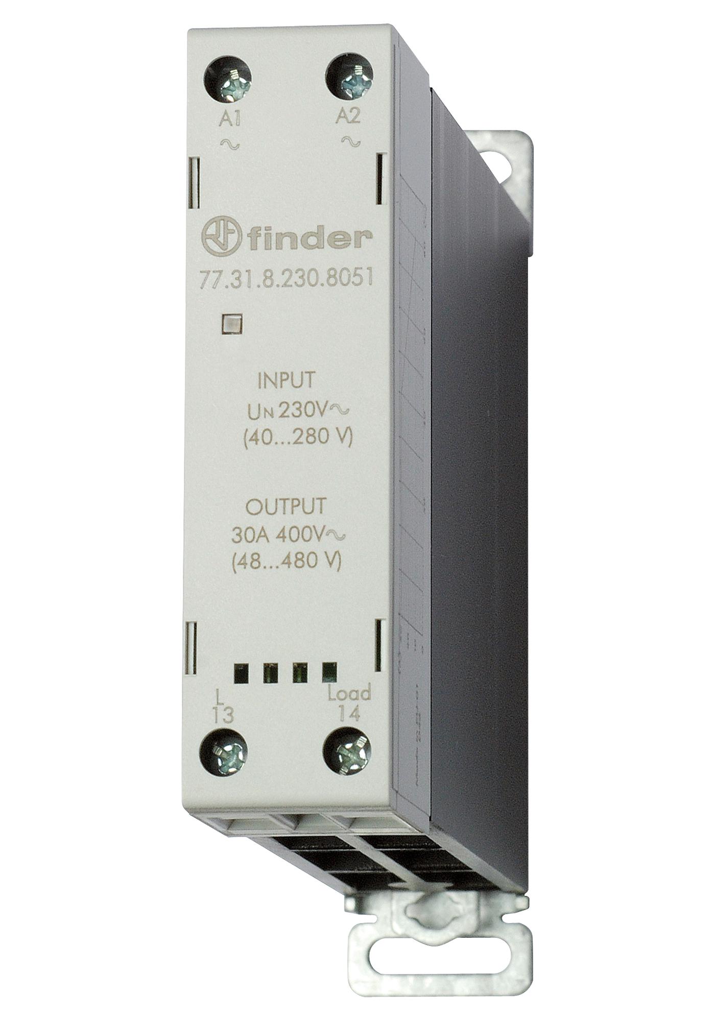 77.31.9.024.8071 SOLID STATE RELAY, 30A, 48-480VAC FINDER