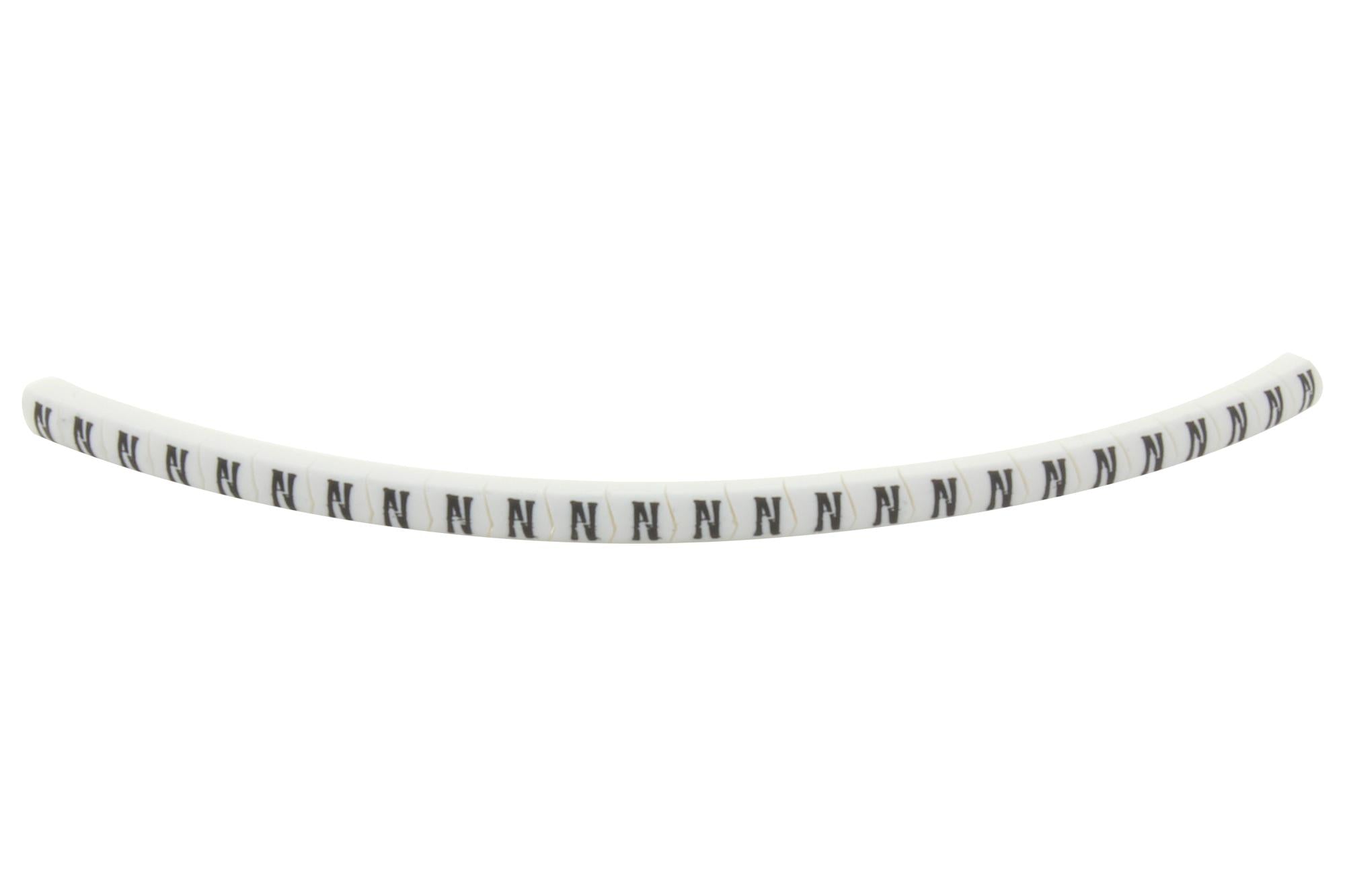 901-11037 CABLE MARKER, PRE PRINTED, PVC, WHITE HELLERMANNTYTON