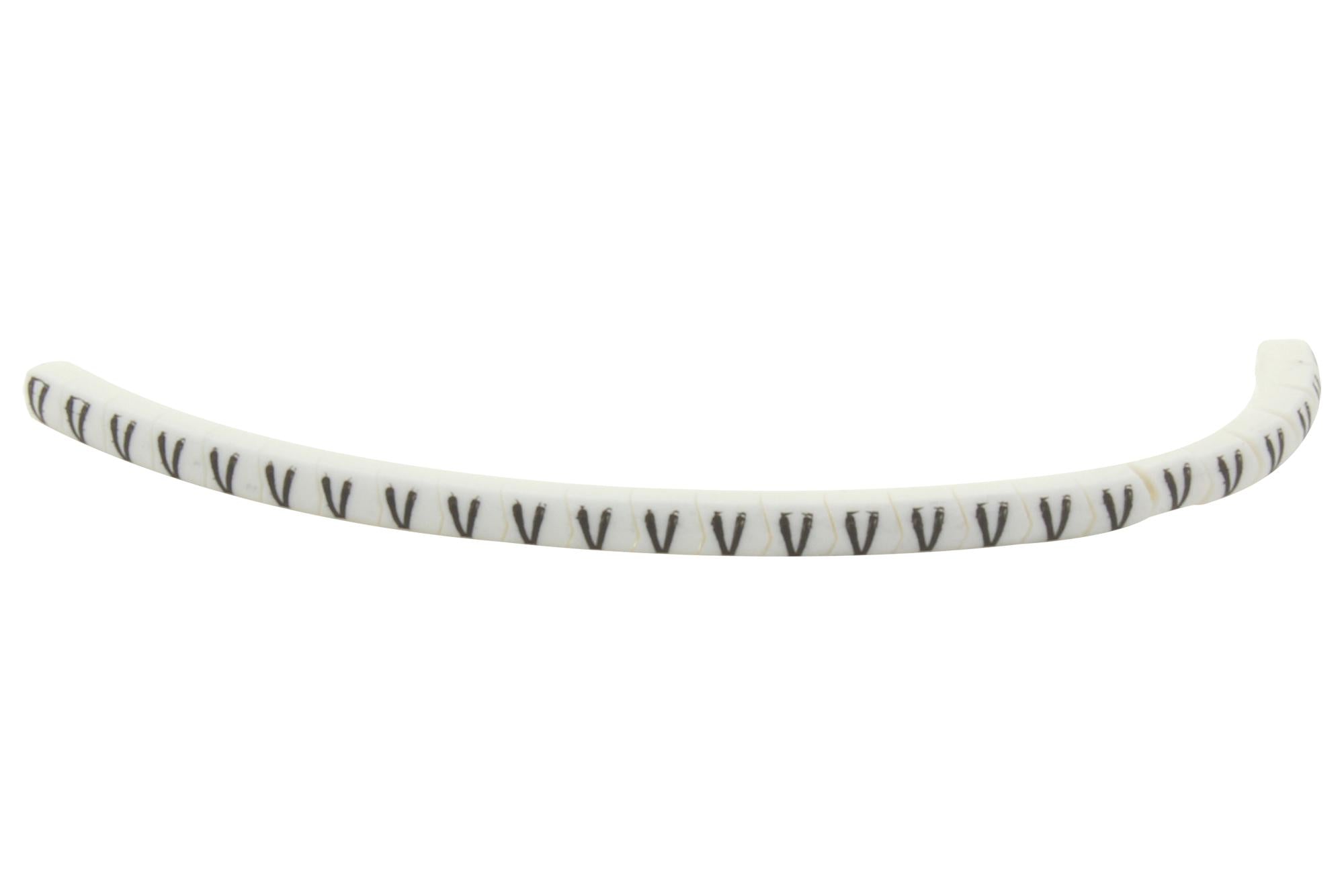 901-11045 CABLE MARKER, PRE PRINTED, PVC, WHITE HELLERMANNTYTON