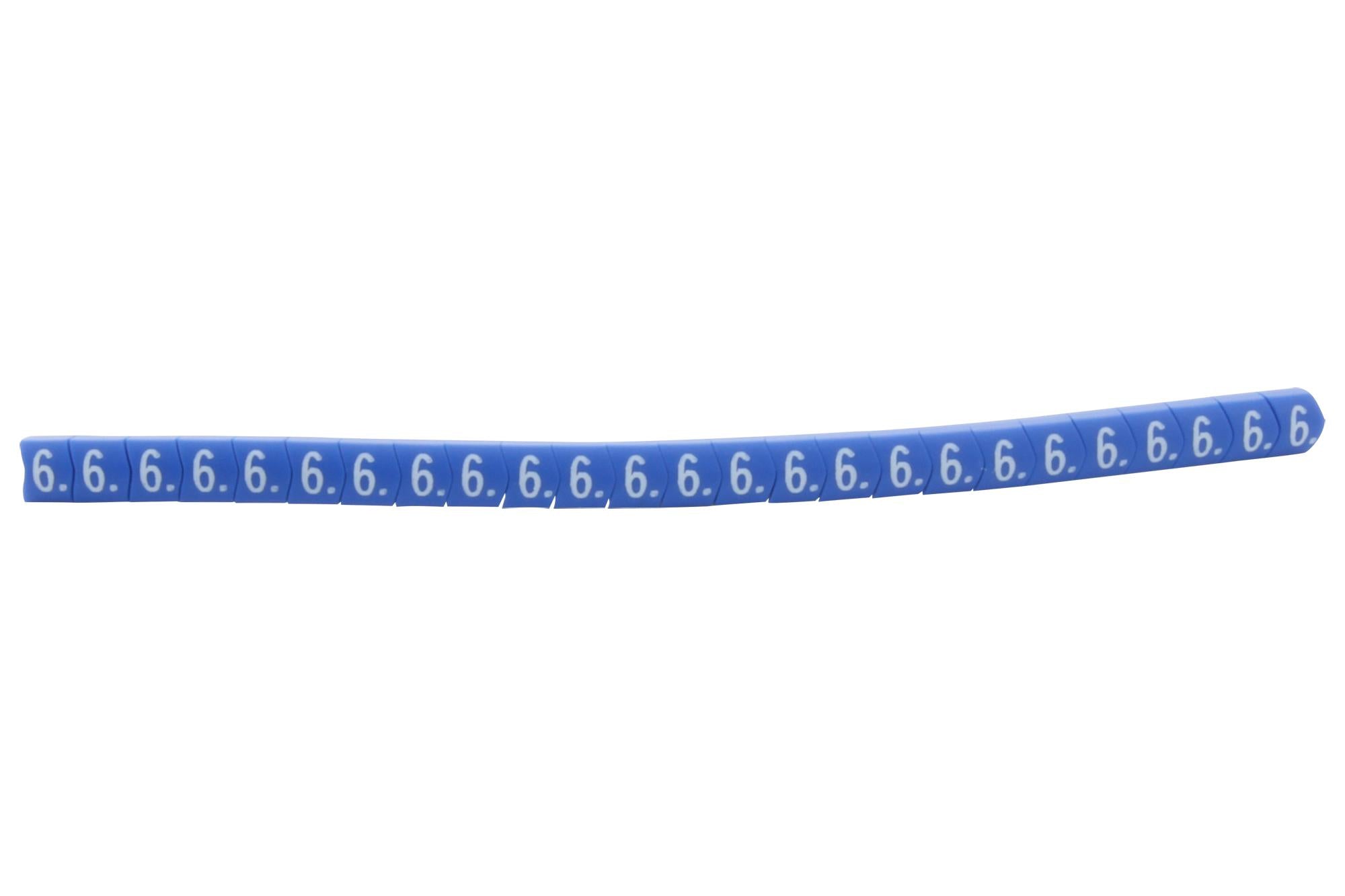 901-11056 CABLE MARKER, PRE PRINTED, PVC, BLUE HELLERMANNTYTON