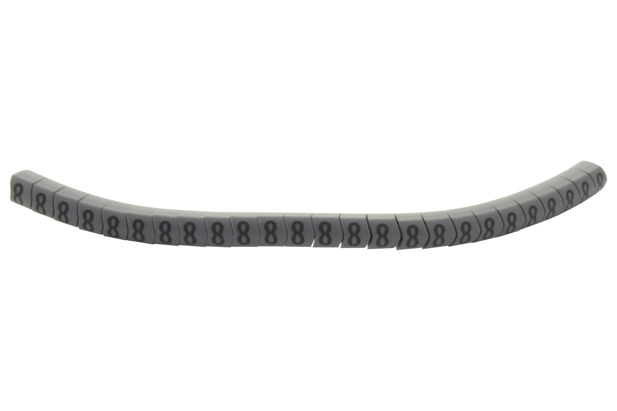 901-11058 CABLE MARKER, PRE PRINTED, PVC, GREY HELLERMANNTYTON