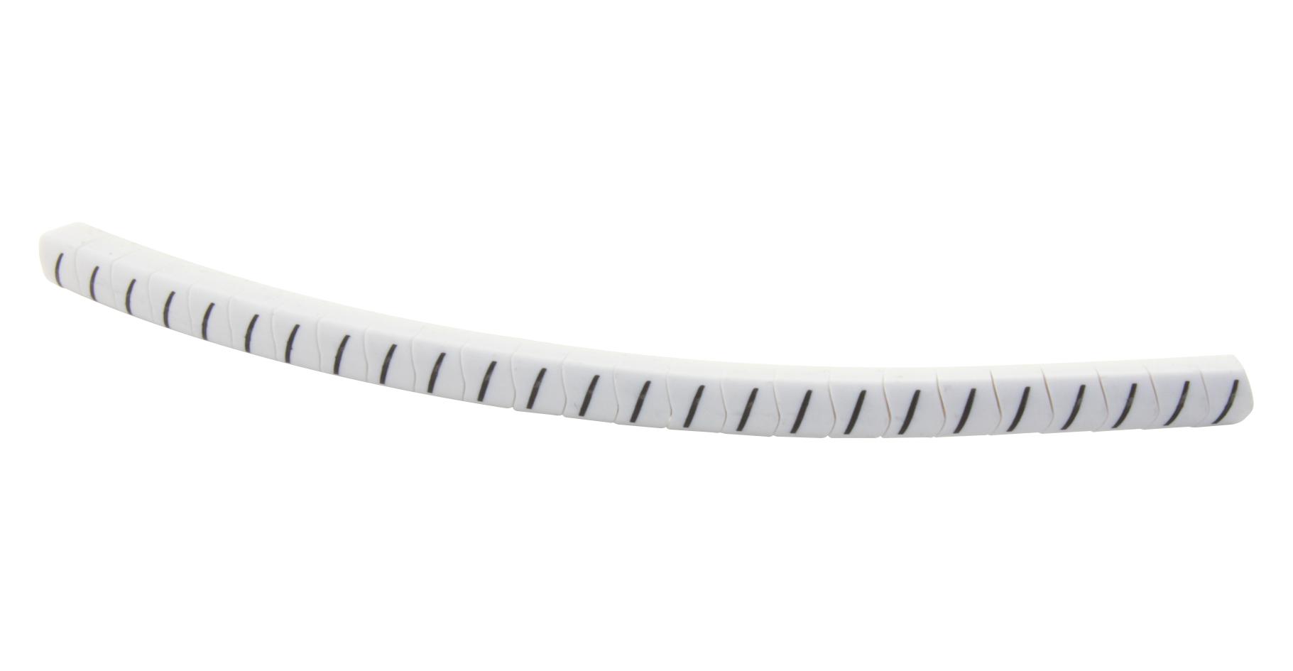 901-11063 CABLE MARKER, PRE PRINTED, PVC, WHITE HELLERMANNTYTON