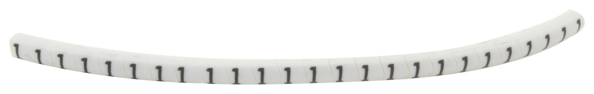 901-11066 CABLE MARKER, PRE PRINTED, PVC, WHITE HELLERMANNTYTON