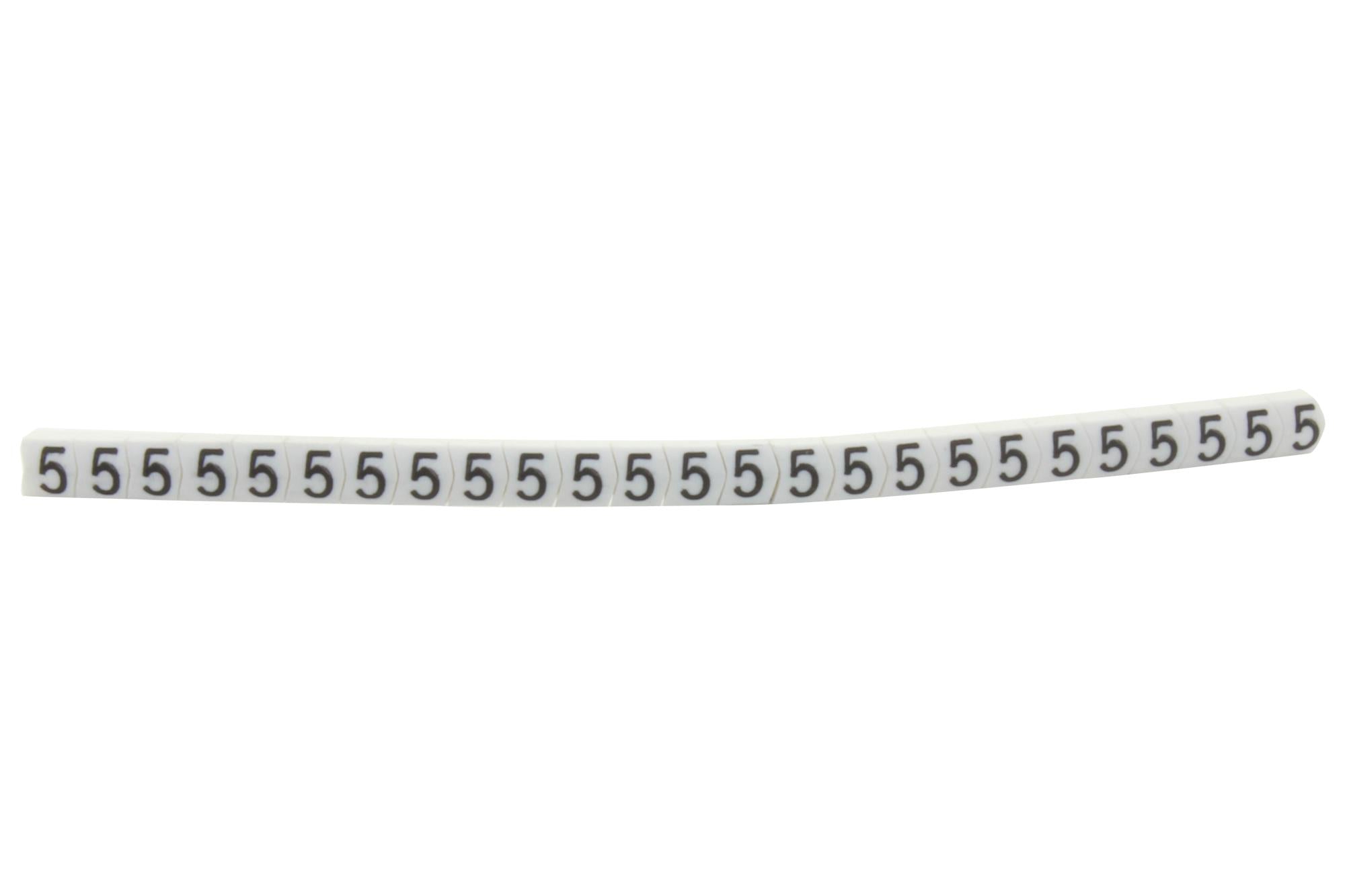 901-11070 CABLE MARKER, PRE PRINTED, PVC, WHITE HELLERMANNTYTON