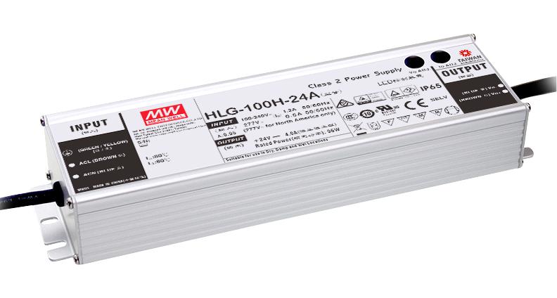 HLG-100H-42A LED DRIVER PSU, AC-DC, 42V, 2.28A MEAN WELL