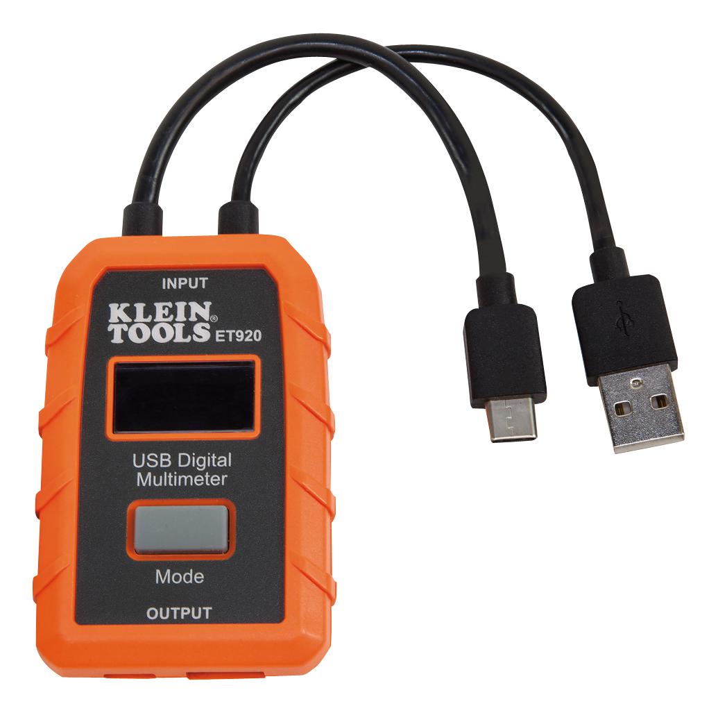 ET920 DIGITAL METER, USB-A/C, 3 TO 20VDC KLEIN TOOLS